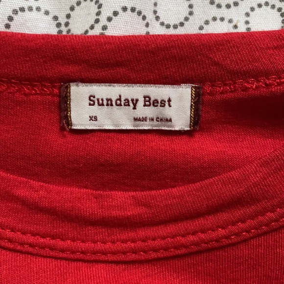 Aritzia Sunday Best Cropped T-Shirt - Picture 3 of 5